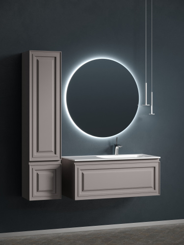 Тумба под раковину Sancos Very VR100RSM 100х45х41 подвесная цвет бежевый - фото 3